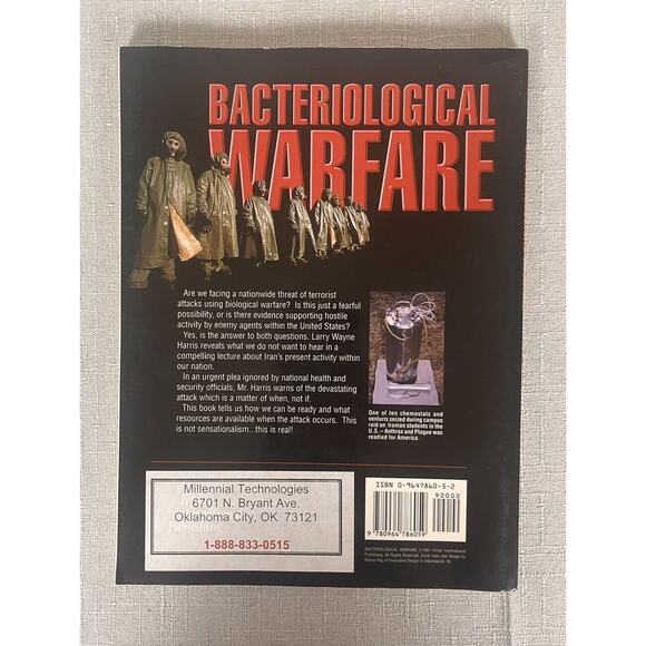 BACTERIOLOGICAL WARFARE: A MAJOR THREAT TO NORTH AMERICA, By Larry Wayne Harris - Picture 2 of 8